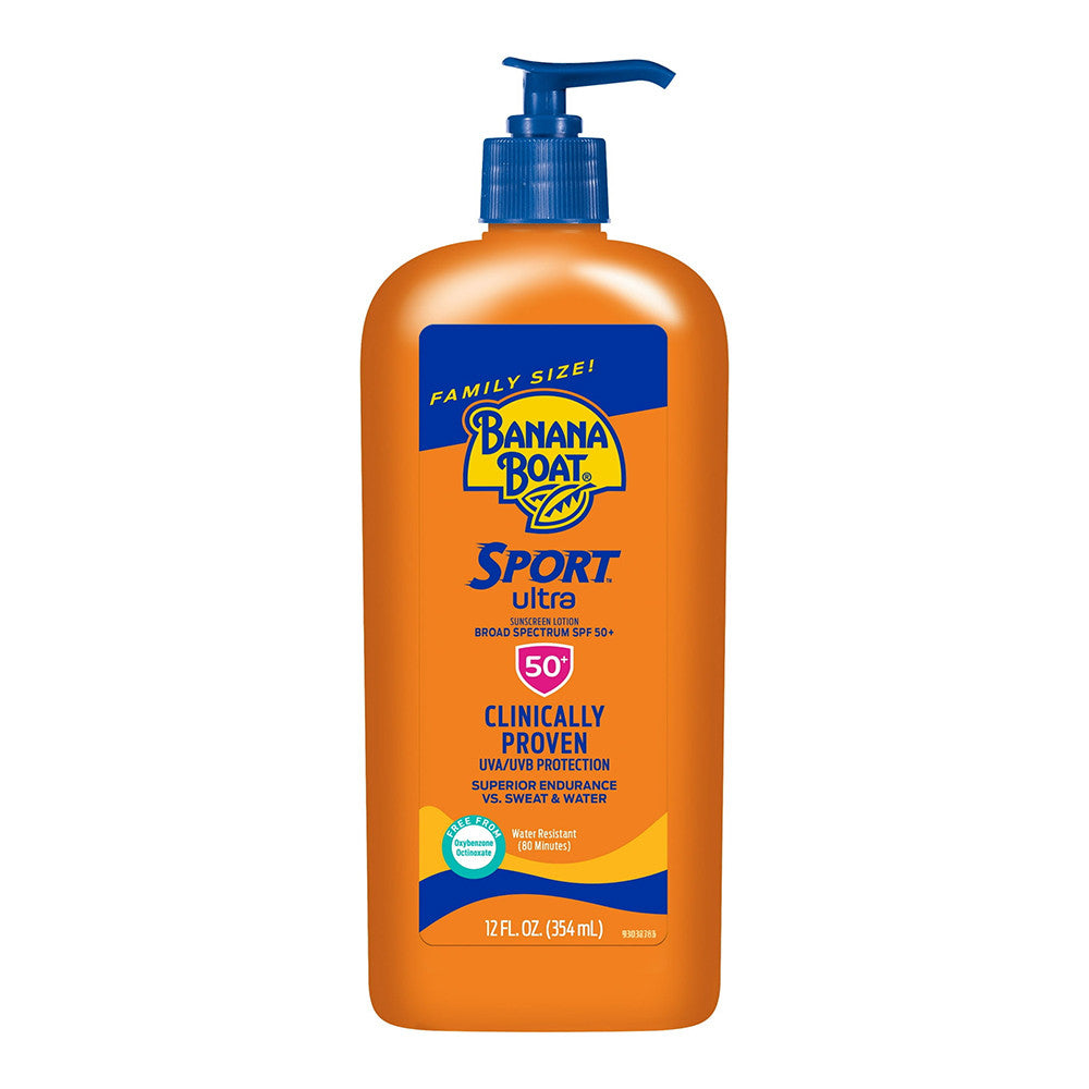 Banana Boat Ultra Sport SPF 50+ Sunscreen Lotion, 12 Oz